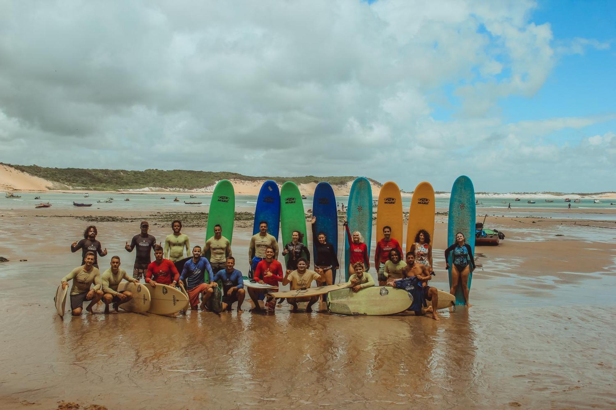 Хостел Surfcamp Arara Praia de Pipa Экстерьер фото