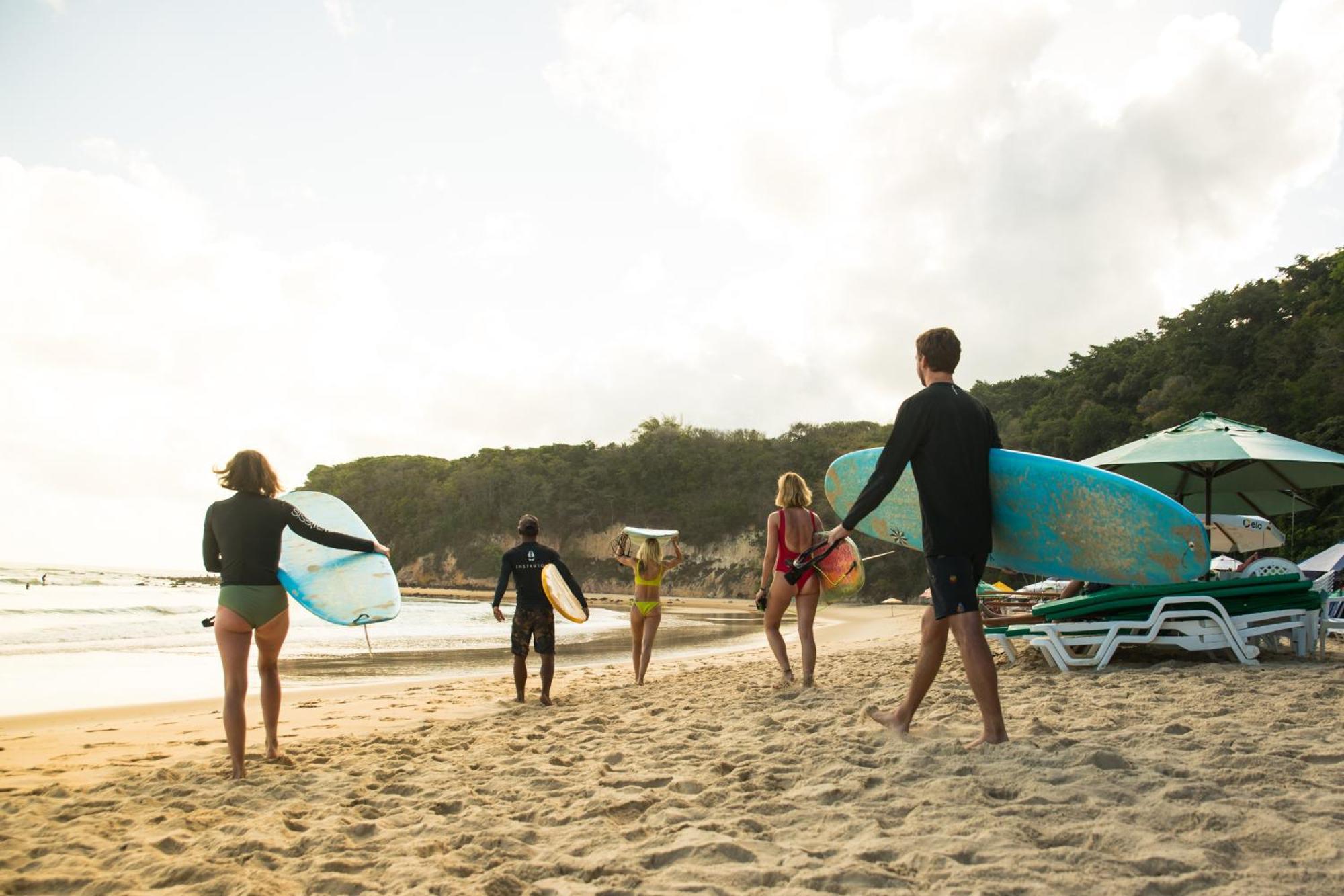 Хостел Surfcamp Arara Praia de Pipa Экстерьер фото