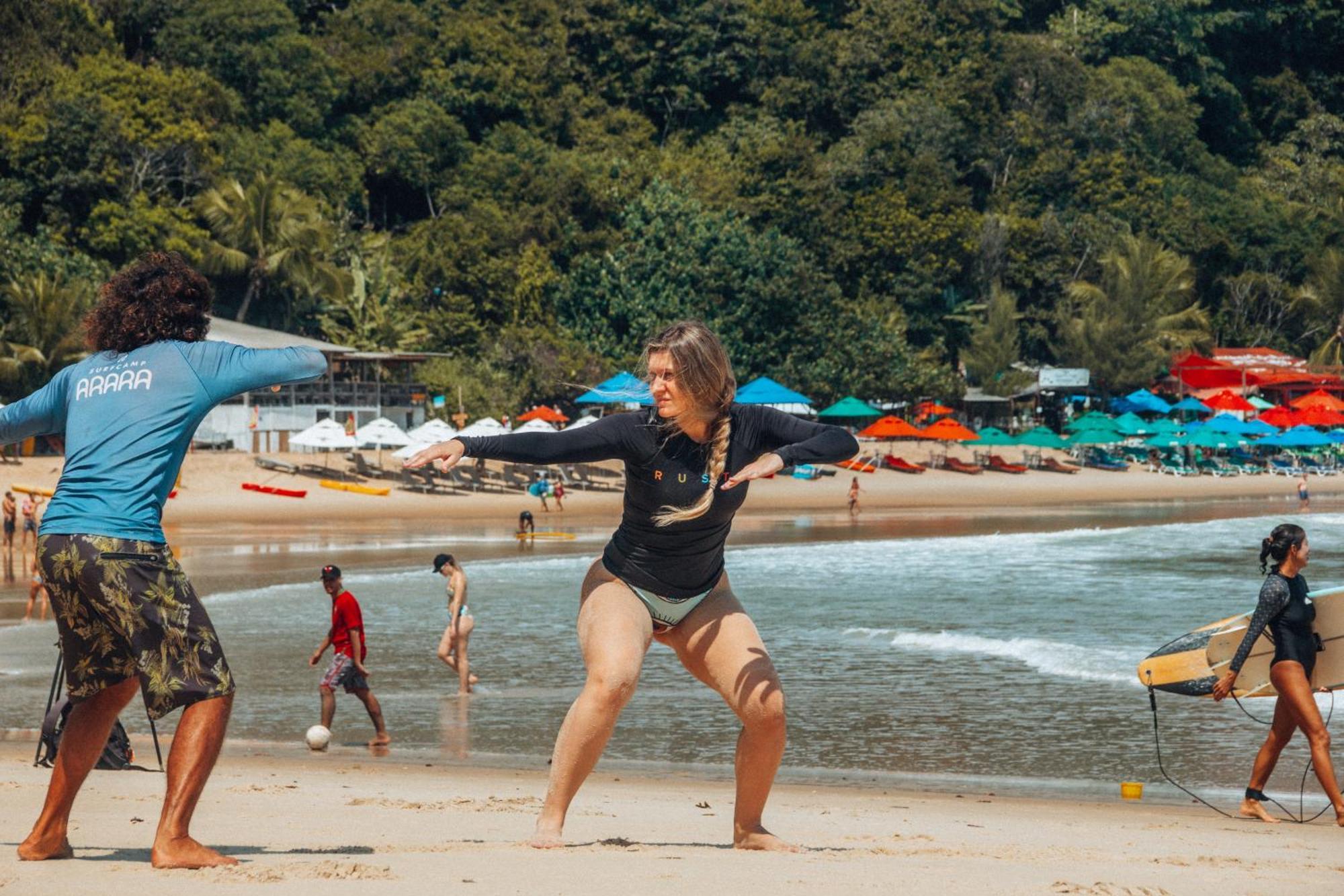 Хостел Surfcamp Arara Praia de Pipa Экстерьер фото
